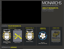 Tablet Screenshot of monarchsgym.com